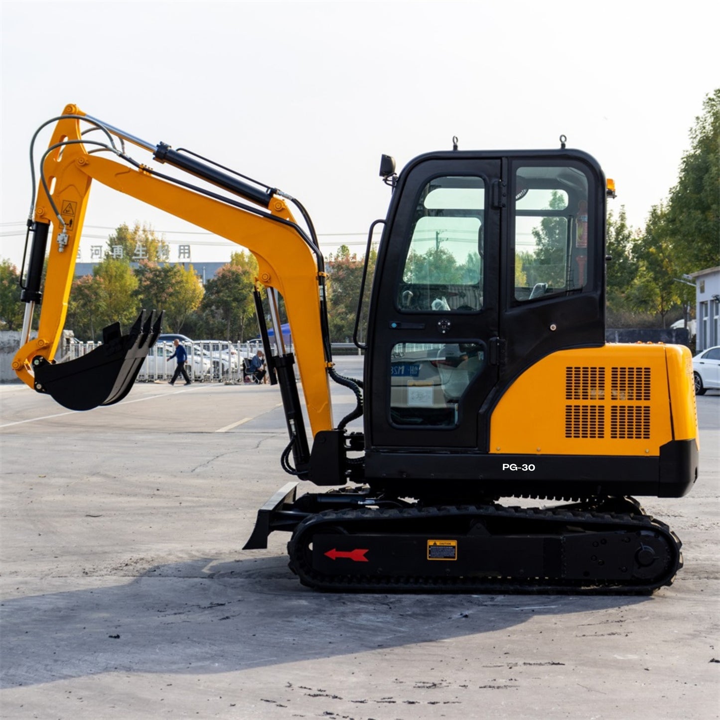 3ton Mini Excavator with Enclosed Cab