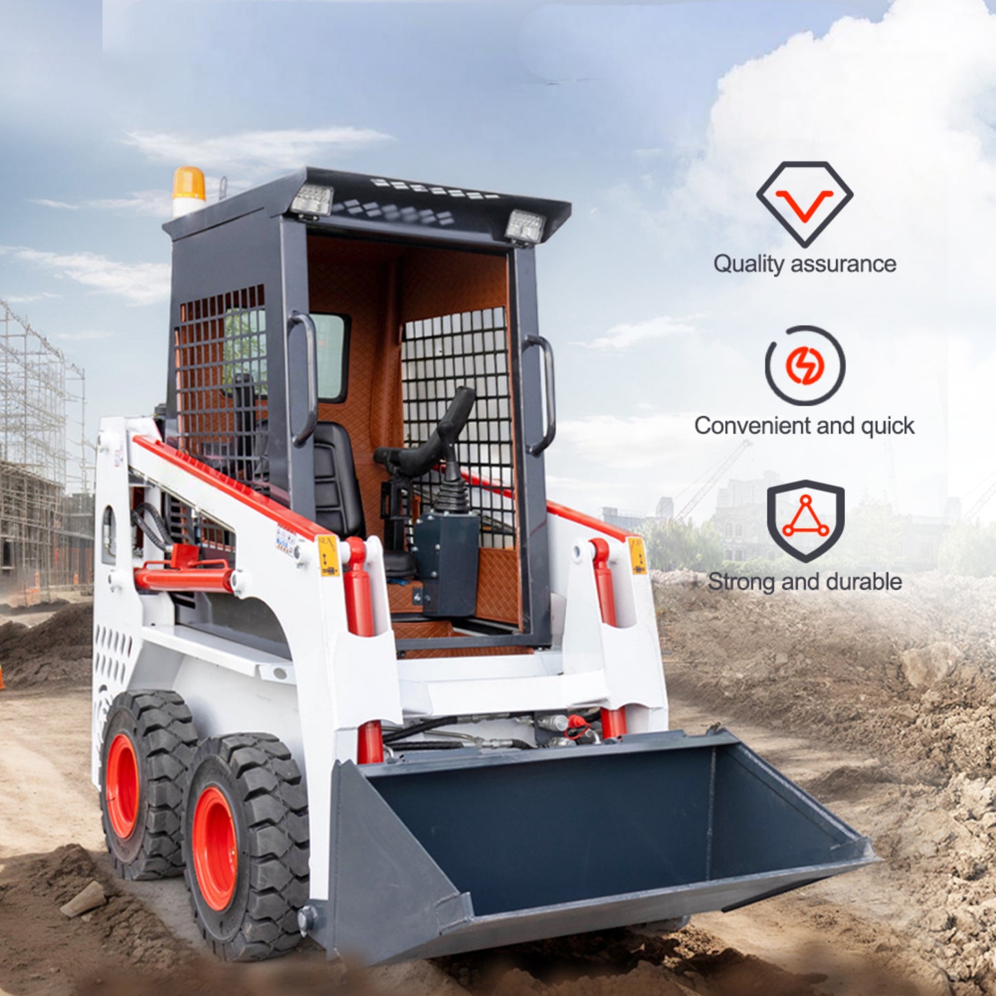 PG-L25 Wheeled Skid Steer Loader