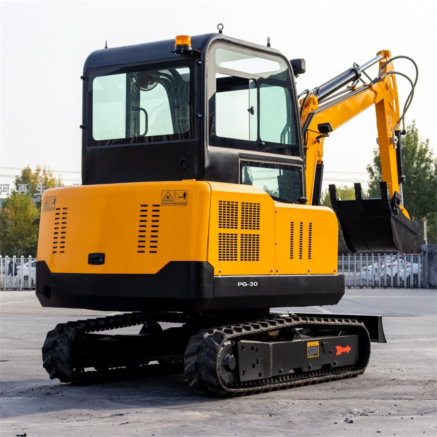 3ton Mini Excavator with Enclosed Cab