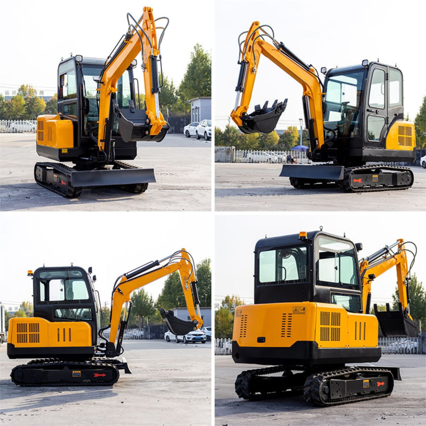 3ton Mini Excavator with Enclosed Cab