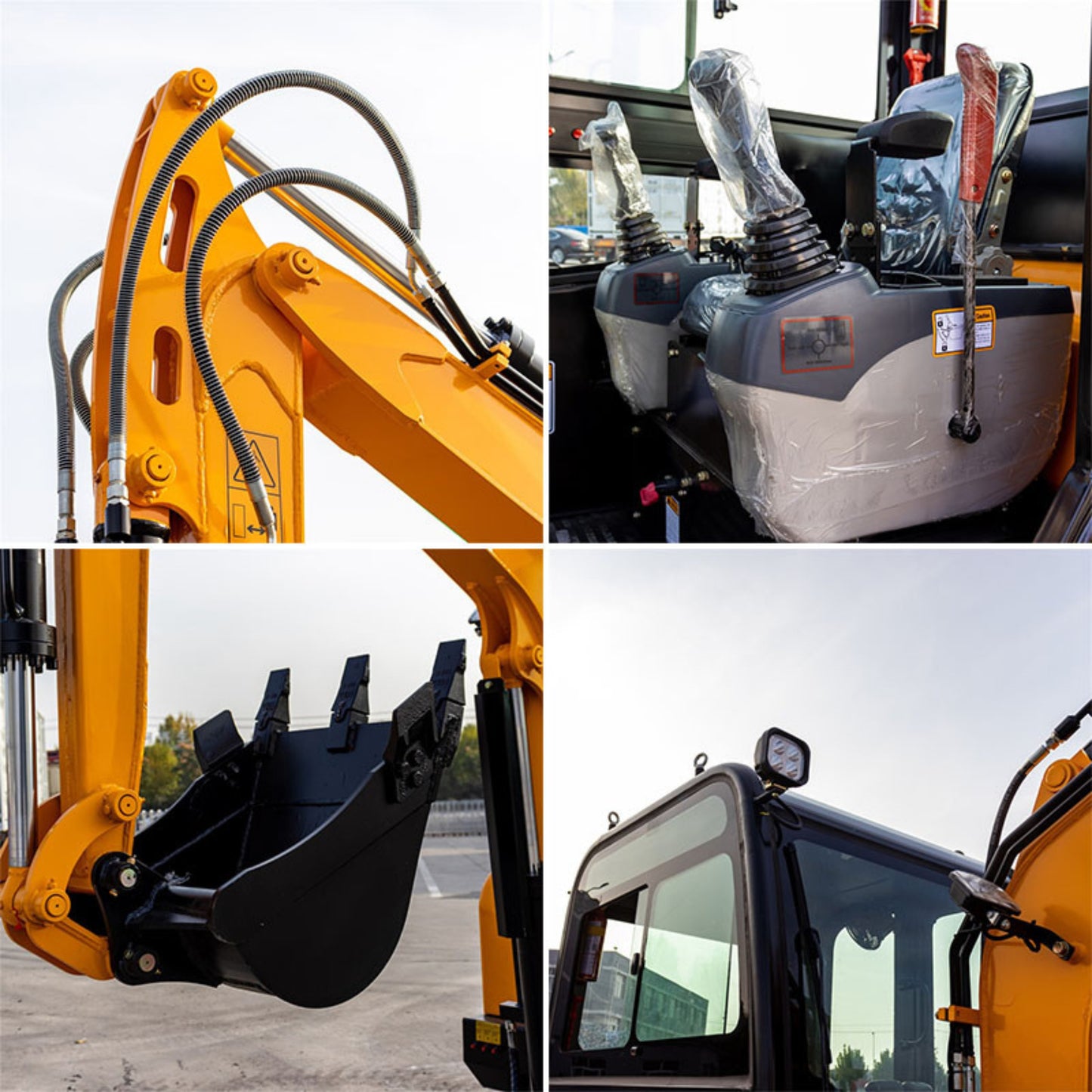 3ton Mini Excavator with Enclosed Cab