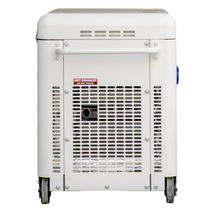 PP-8KVA-DG 8KVA Electric Start Quiet Portable Backup Power Generator for Home, Farm, Workshop & Commercial Use