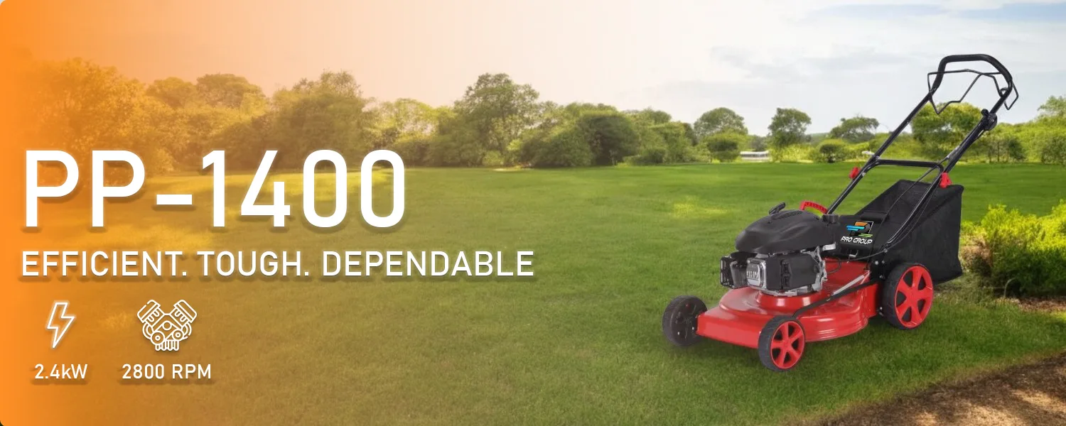 pp-1400 compact lawn mower with loncin engine